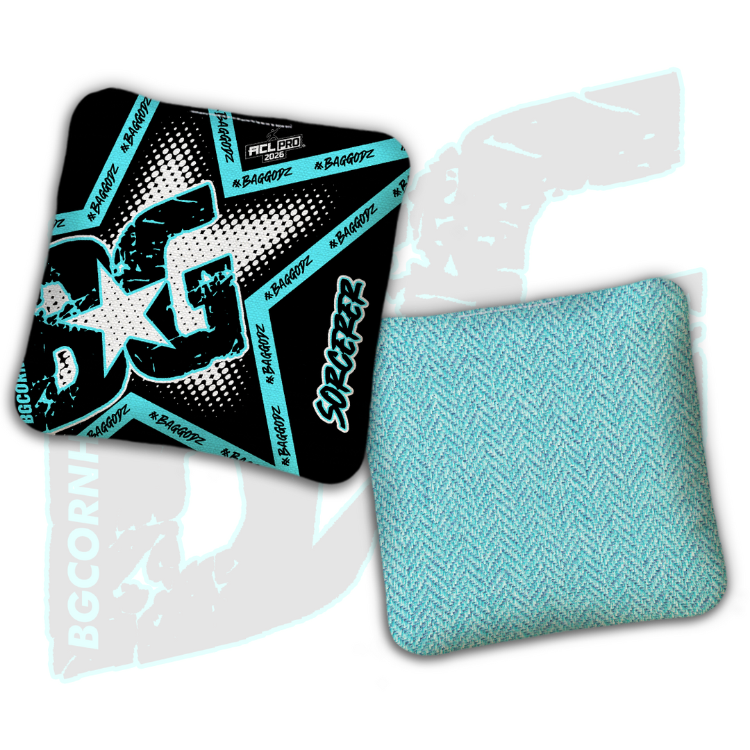 2026 BG Multiple Bag Models "Nova Drip" - ACL Pro Stamped Cornhole Bags - SET OF 4 BAGS