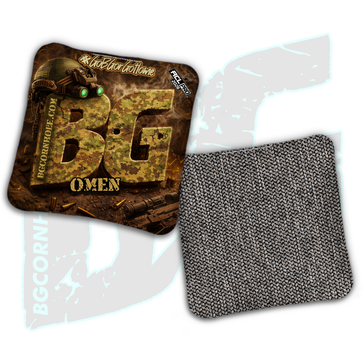 2026 BG Multiple Bag Models "Battlezone" - ACL Pro Stamped Cornhole Bags - SET OF 4 BAGS