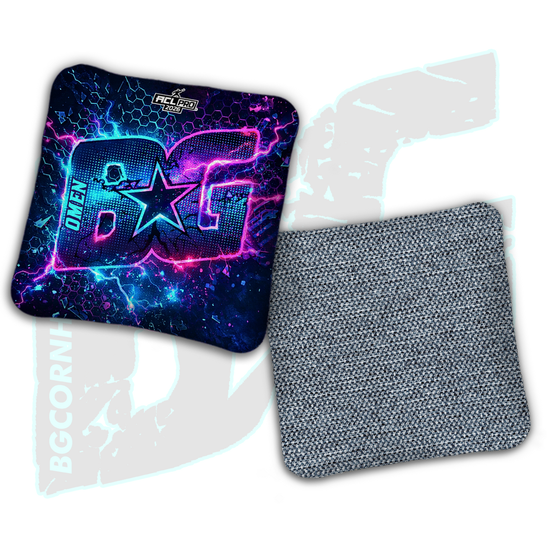 2026 BG Multiple Bag Models "Hypercore" - ACL Pro Stamped Cornhole Bags - SET OF 4 BAGS