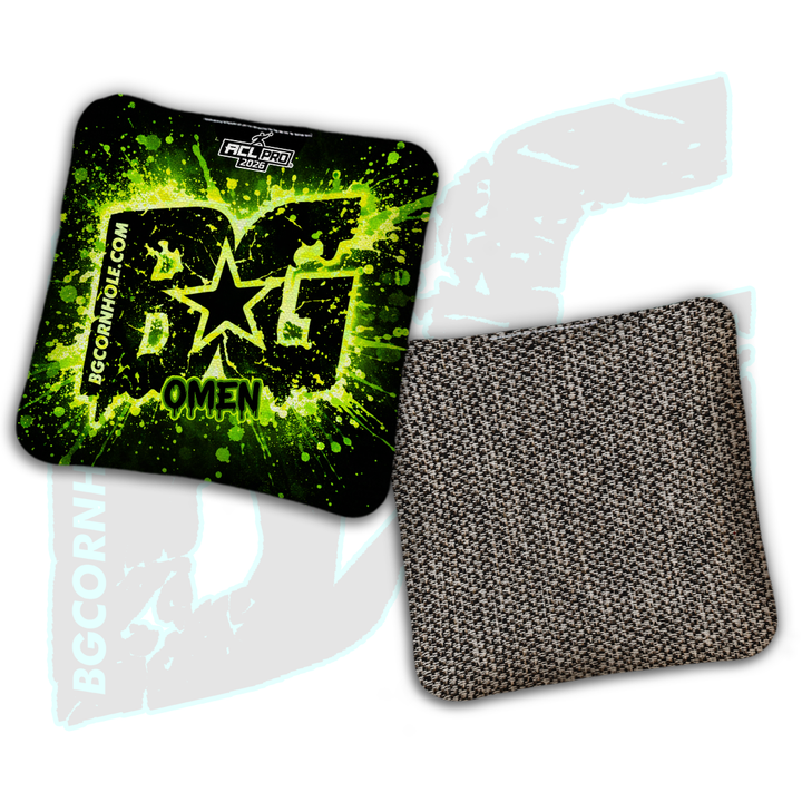 2026 BG Multiple Bag Models "Drip Splatter" - ACL Pro Stamped Cornhole Bags - SET OF 4 BAGS