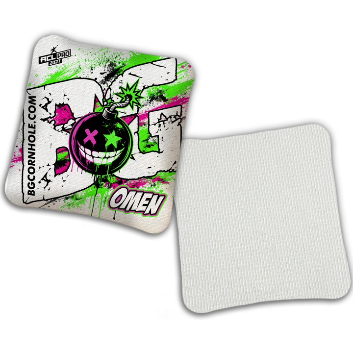 2027 BG Multiple Bag Models "TAKE COVER" - ACL Pro Stamped Cornhole Bags - SET OF 4 BAGS