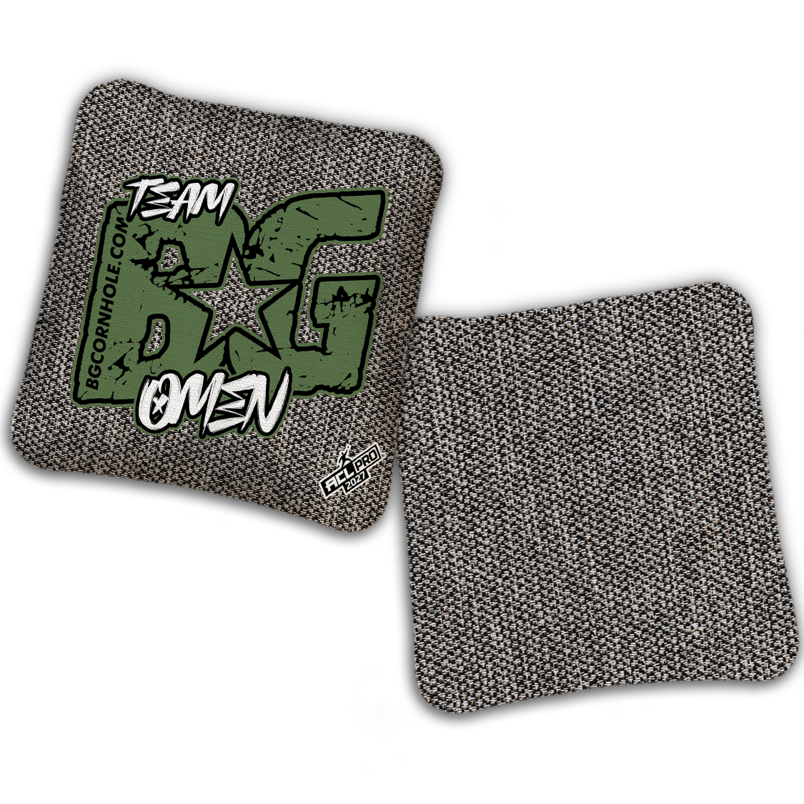 2027 BG OMEN “ESPN THROWBACK COLORMATCH" - ACL Pro Stamped Cornhole Bags - SET OF 4 BAGS