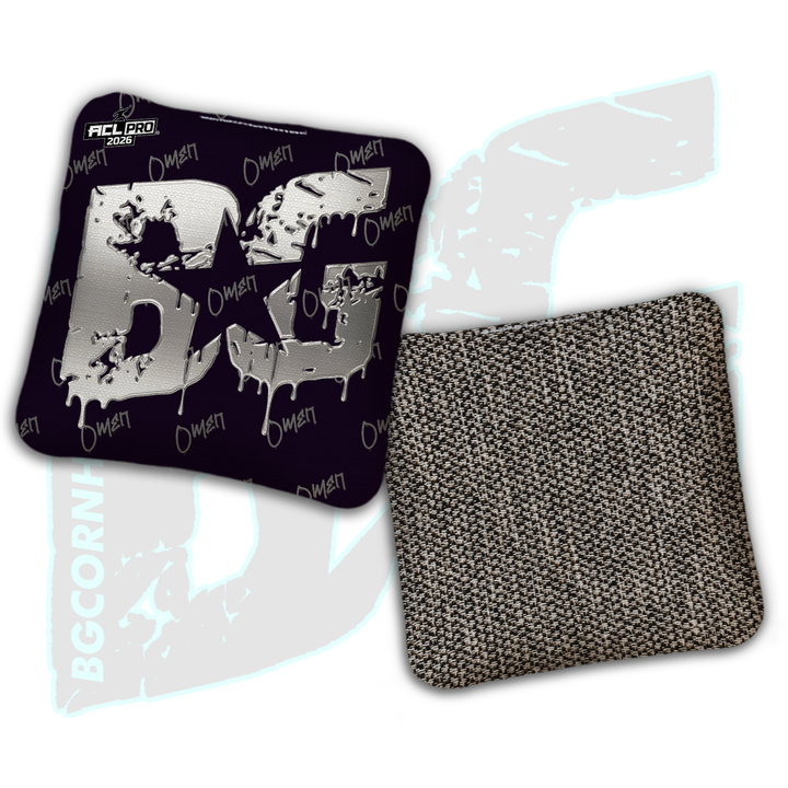 2026 BG Multiple Bag Models "Black Liquid Gold" - ACL Pro Stamped Cornhole Bags - SET OF 4 BAGS