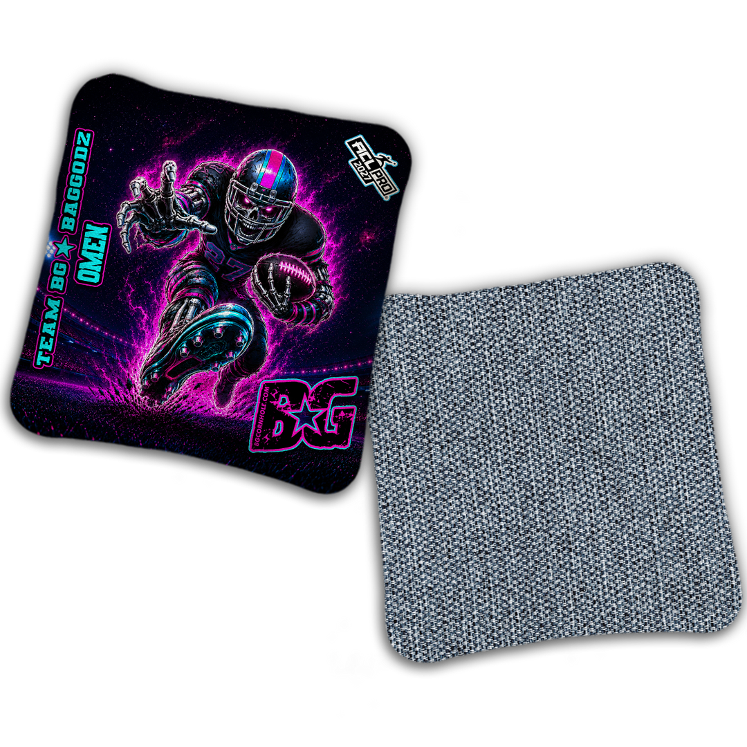 2027 BG Multiple Bag Models "FINAL DRIVE" - ACL Pro Stamped Cornhole Bags - SET OF 4 BAGS
