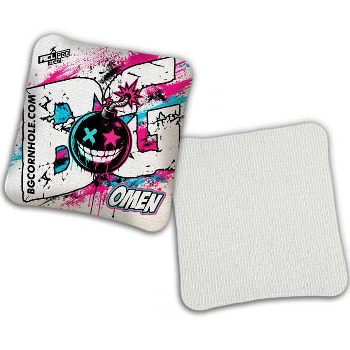 2027 BG Multiple Bag Models "TAKE COVER" - ACL Pro Stamped Cornhole Bags - SET OF 4 BAGS