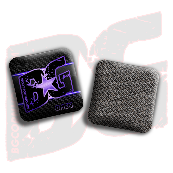 2026 BG Multiple Bag Models "Carbon Lines" - ACL Pro Stamped Cornhole Bags - SET OF 4 BAGS