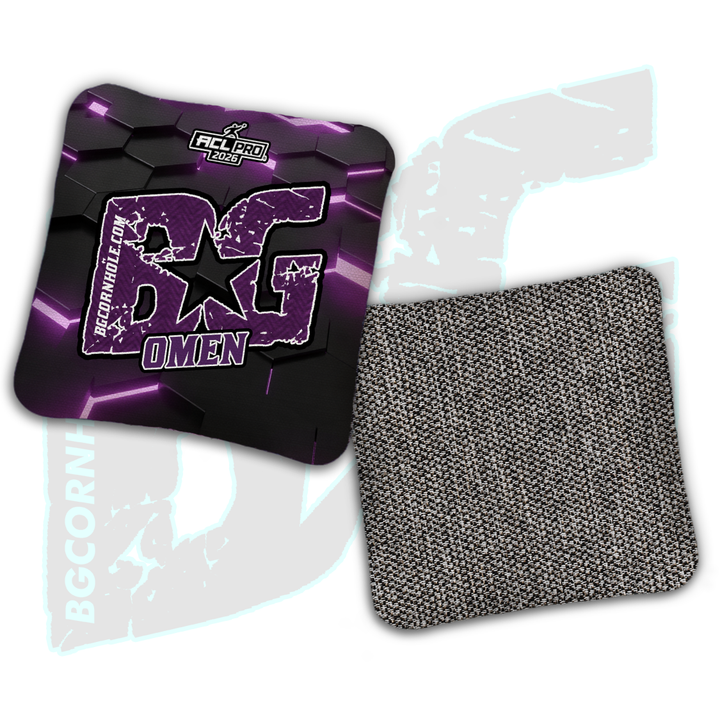 2026 BG Multiple Bag Models "Hex" - ACL Pro Stamped Cornhole Bags - SET OF 4 BAGS