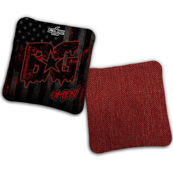 2027 BG Multiple Bag Models "AMERICAN GRIT" - ACL Pro Stamped Cornhole Bags - SET OF 4 BAGS