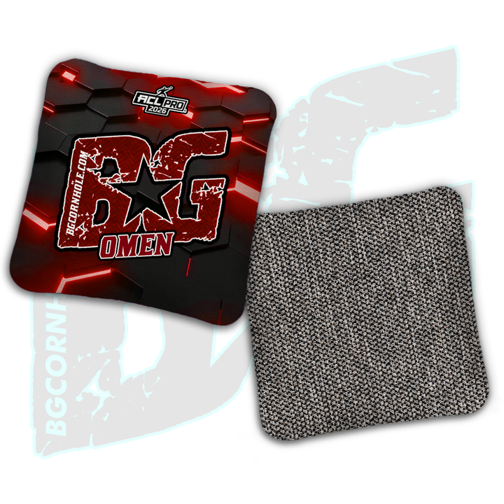 2026 BG Multiple Bag Models "Hex" - ACL Pro Stamped Cornhole Bags - SET OF 4 BAGS