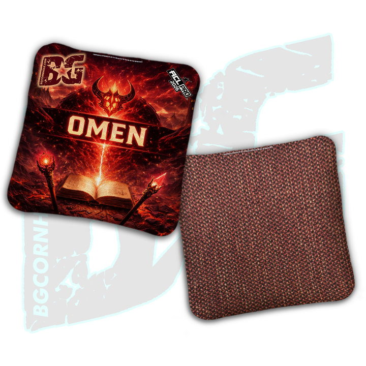 2026 BG Multiple Bag Models "Legend" - ACL Pro Stamped Cornhole Bags - SET OF 4 BAGS