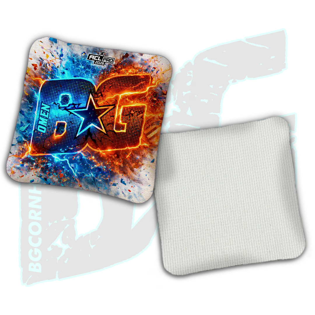 2026 BG Multiple Bag Models "Hypercore" - ACL Pro Stamped Cornhole Bags - SET OF 4 BAGS