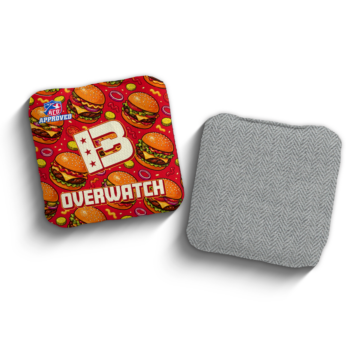 2027 Brotherhood Cornhole Overwatch The Burger Edition ACO Stamped Cornhole Bags