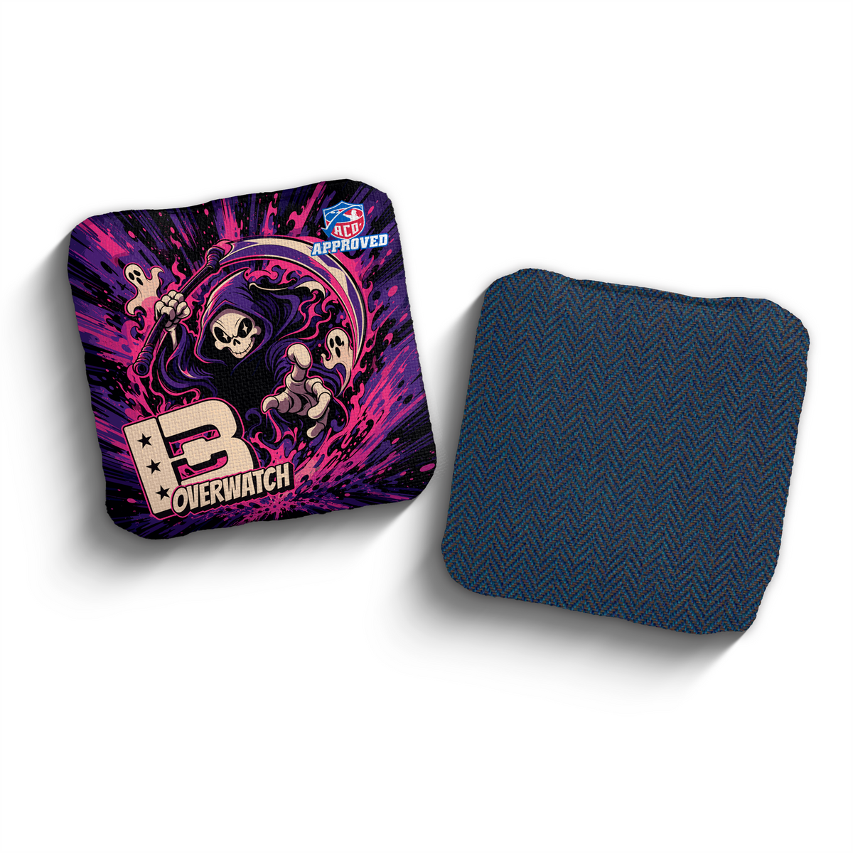 2027 Brotherhood Cornhole Overwatch Reaper Parade Edition ACO Stamped Cornhole Bags