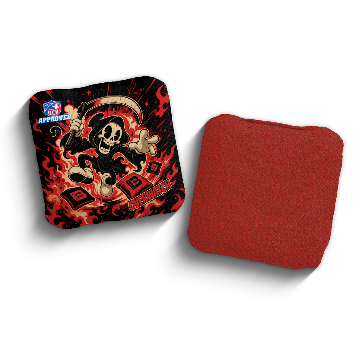 2027 Brotherhood Cornhole Overwatch Reaper Parade Edition ACO Stamped Cornhole Bags