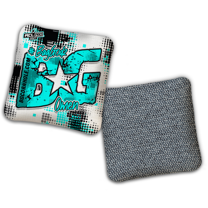 2027 BG Multiple Bag Models "PHANTOM GRID" - ACL Pro Stamped Cornhole Bags - SET OF 4 BAGS