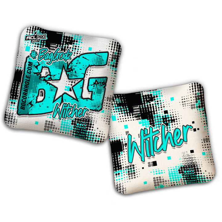 2027 BG Multiple Bag Models "PHANTOM GRID" - ACL Pro Stamped Cornhole Bags - SET OF 4 BAGS