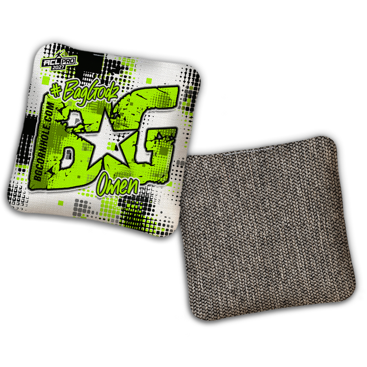 2027 BG Multiple Bag Models "PHANTOM GRID" - ACL Pro Stamped Cornhole Bags - SET OF 4 BAGS