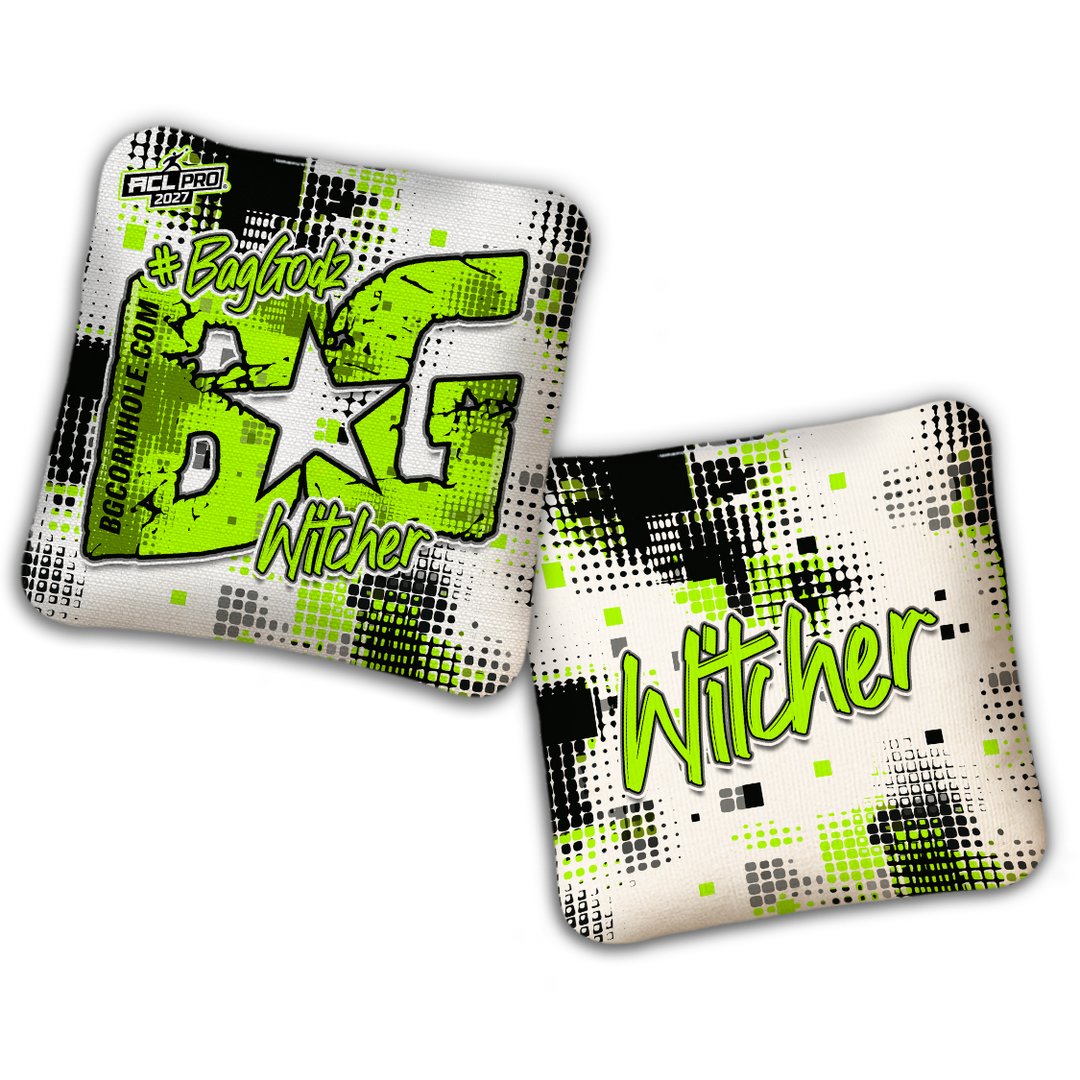 2027 BG Multiple Bag Models "PHANTOM GRID" - ACL Pro Stamped Cornhole Bags - SET OF 4 BAGS