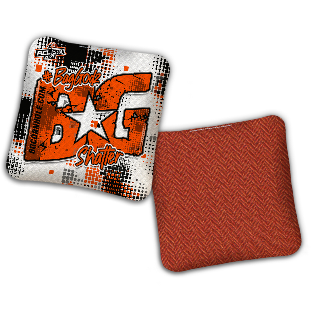2027 BG Multiple Bag Models "PHANTOM GRID" - ACL Pro Stamped Cornhole Bags - SET OF 4 BAGS
