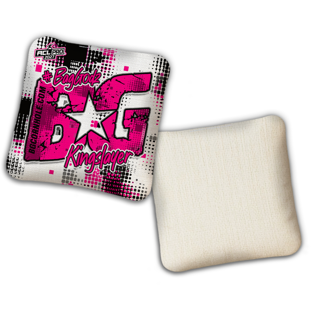 2027 BG Multiple Bag Models "PHANTOM GRID" - ACL Pro Stamped Cornhole Bags - SET OF 4 BAGS