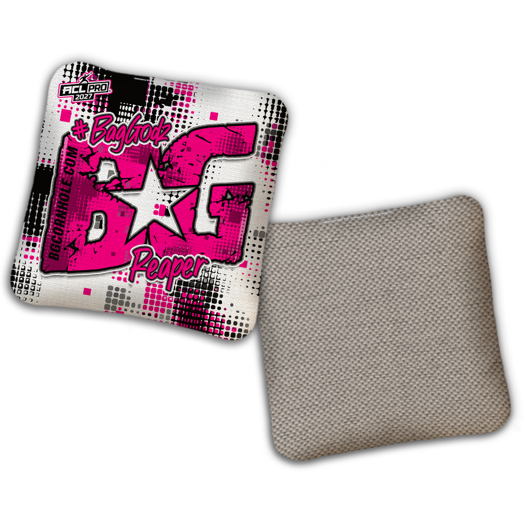 2027 BG Multiple Bag Models "PHANTOM GRID" - ACL Pro Stamped Cornhole Bags - SET OF 4 BAGS