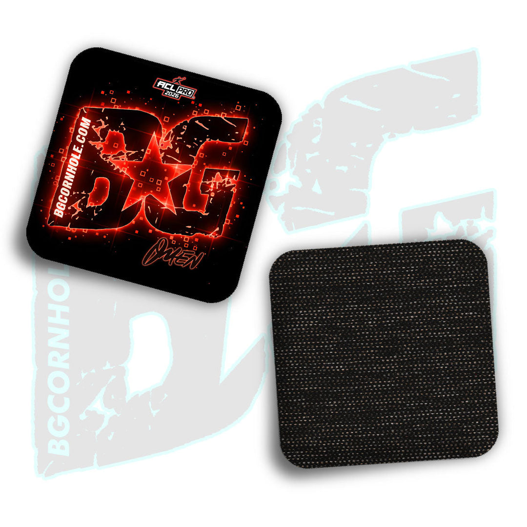 2026 BG Multiple Bag Models "Pulse Effect" - ACL Pro Stamped Cornhole Bags - SET OF 4 BAGS