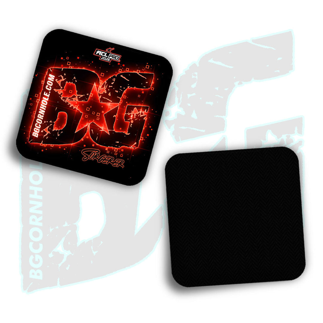 2026 BG Multiple Bag Models "Pulse Effect" - ACL Pro Stamped Cornhole Bags - SET OF 4 BAGS