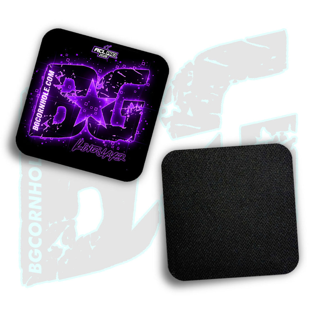 2026 BG Multiple Bag Models "Pulse Effect" - ACL Pro Stamped Cornhole Bags - SET OF 4 BAGS