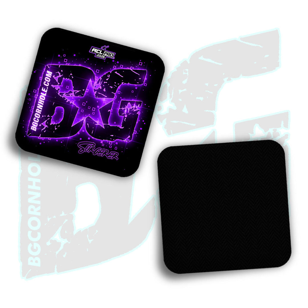 2026 BG Multiple Bag Models "Pulse Effect" - ACL Pro Stamped Cornhole Bags - SET OF 4 BAGS