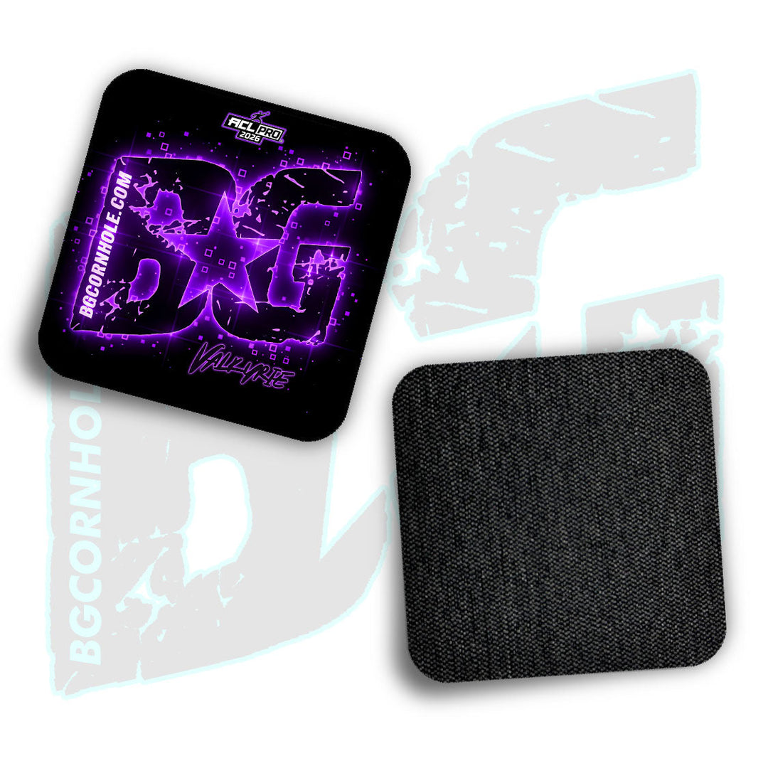 2026 BG Multiple Bag Models "Pulse Effect" - ACL Pro Stamped Cornhole Bags - SET OF 4 BAGS