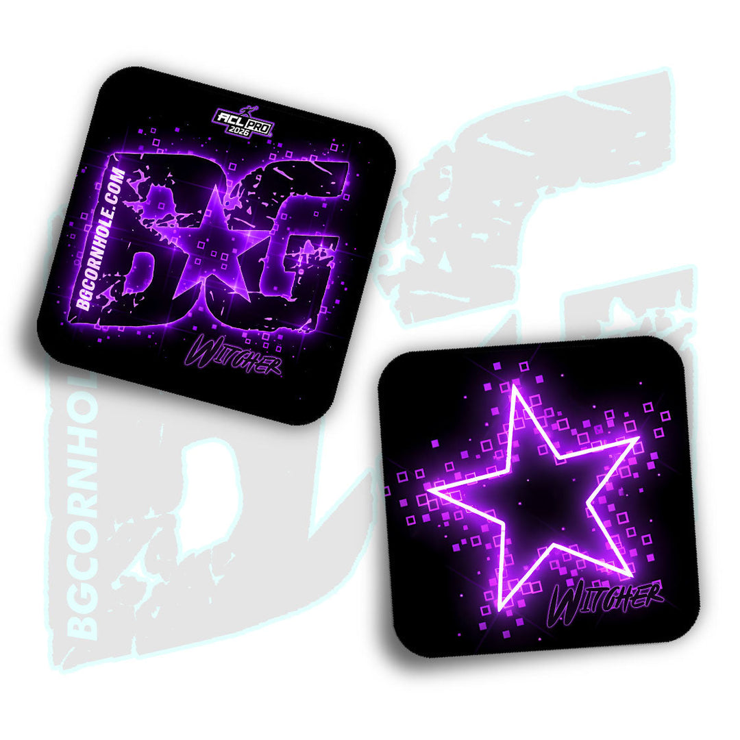 2026 BG Multiple Bag Models "Pulse Effect" - ACL Pro Stamped Cornhole Bags - SET OF 4 BAGS