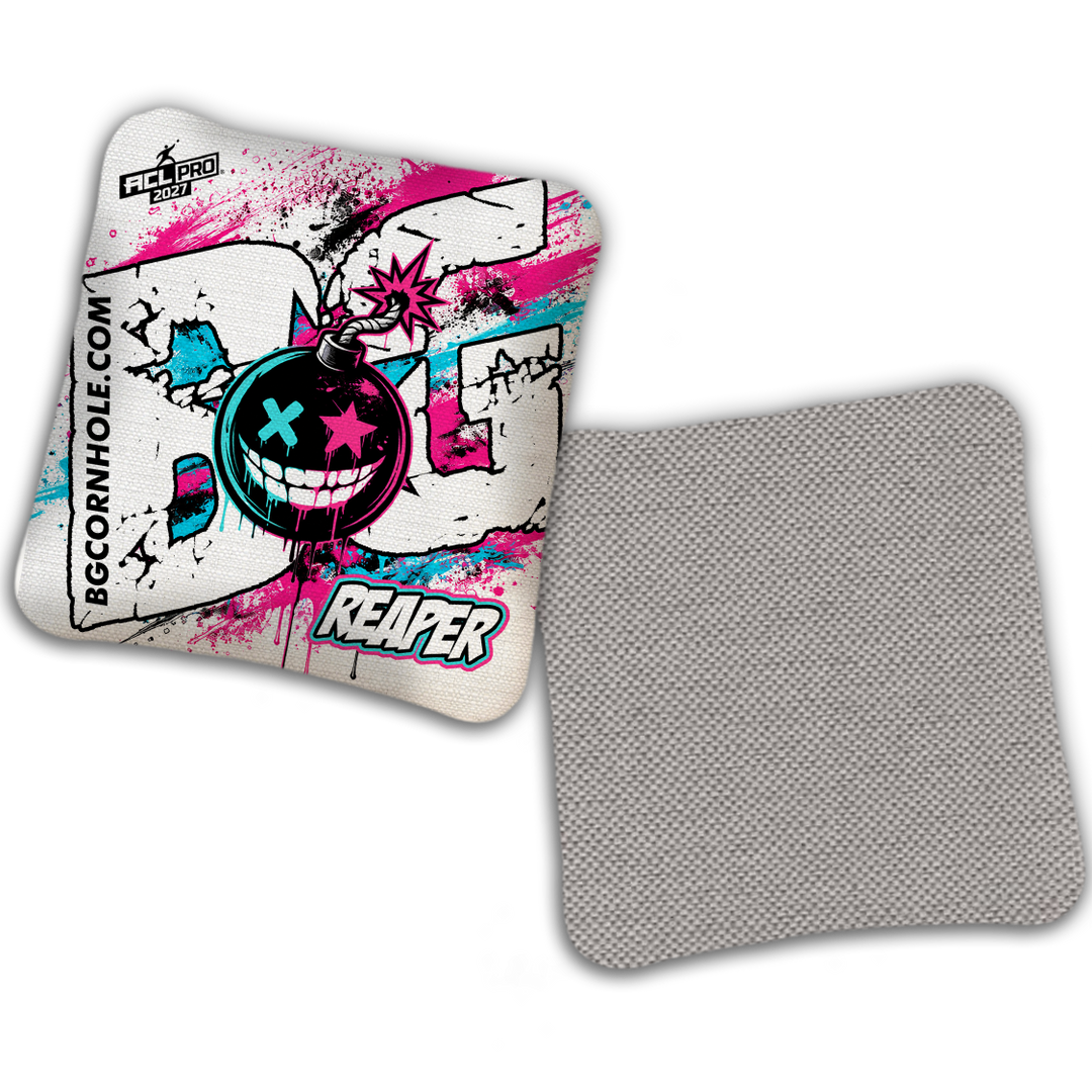 2027 BG Multiple Bag Models "TAKE COVER" - ACL Pro Stamped Cornhole Bags - SET OF 4 BAGS