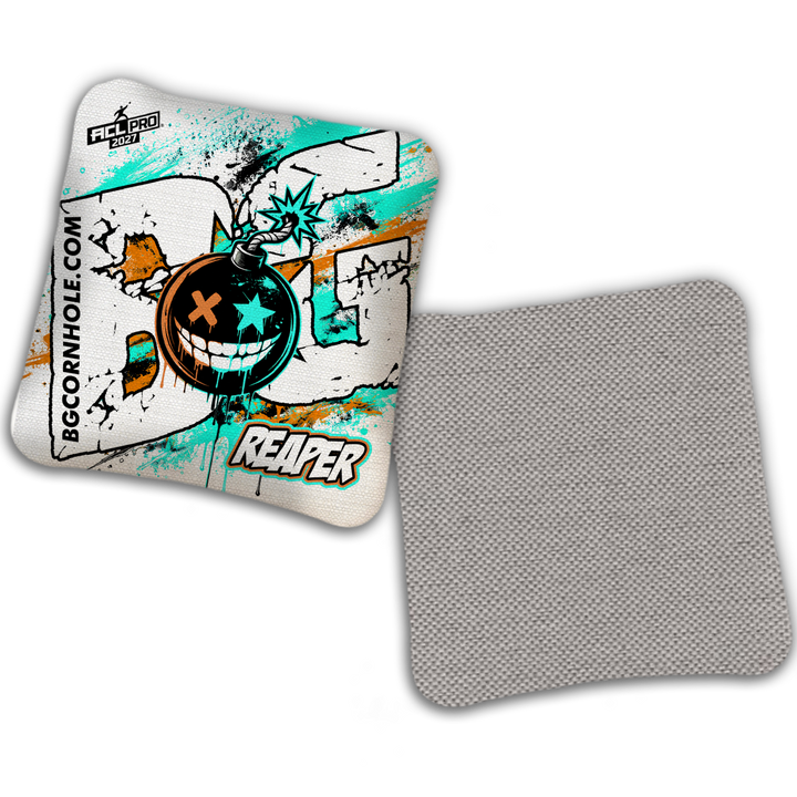 2027 BG Multiple Bag Models "TAKE COVER" - ACL Pro Stamped Cornhole Bags - SET OF 4 BAGS