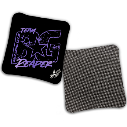 2027 BG Multiple Bag Models "OUTLINED TEAM BG" - ACL Pro Stamped Cornhole Bags - SET OF 4 BAGS