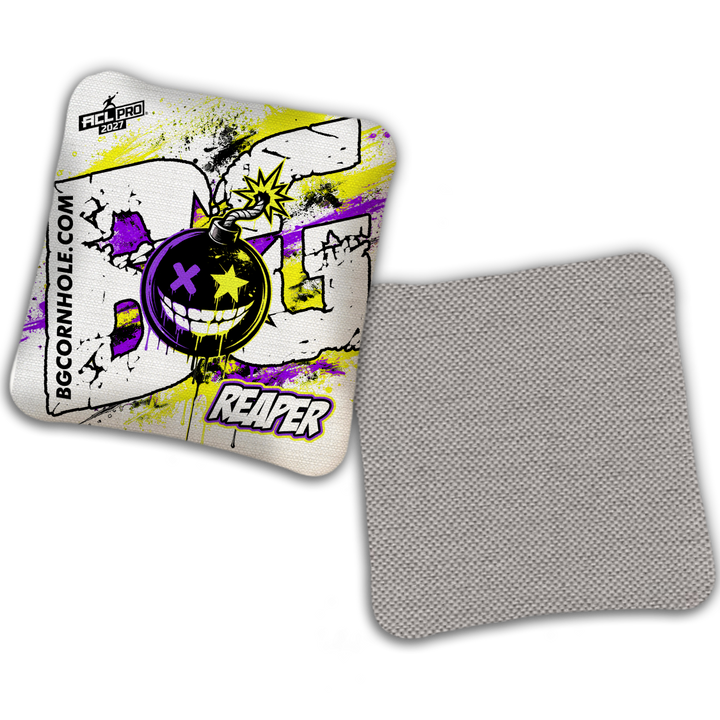 2027 BG Multiple Bag Models "TAKE COVER" - ACL Pro Stamped Cornhole Bags - SET OF 4 BAGS