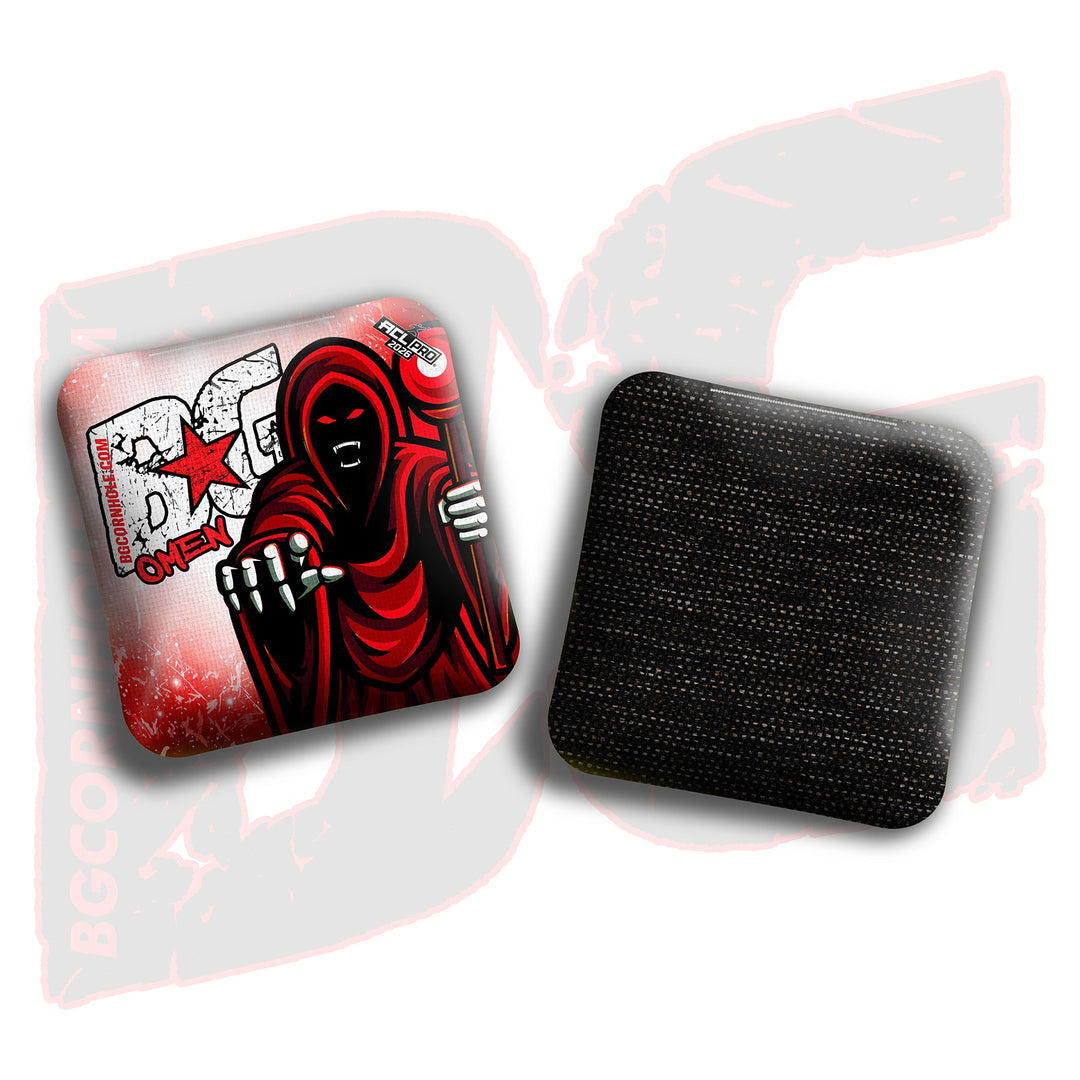 2026 BG Omen "OG Reaper" - ACL Pro Stamped Cornhole Bags - SET OF 4 BAGS