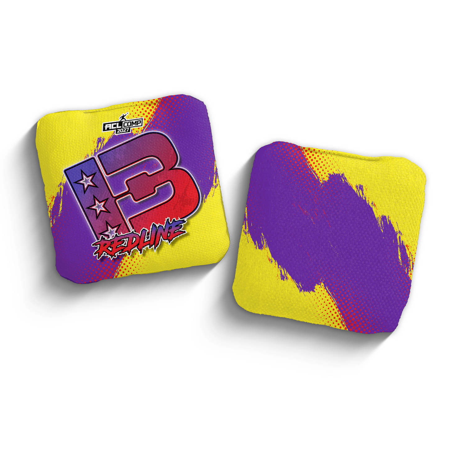 2027 Brotherhood Cornhole Redline Grunge Gradient Edition ACL Comp Stamped Cornhole Bags