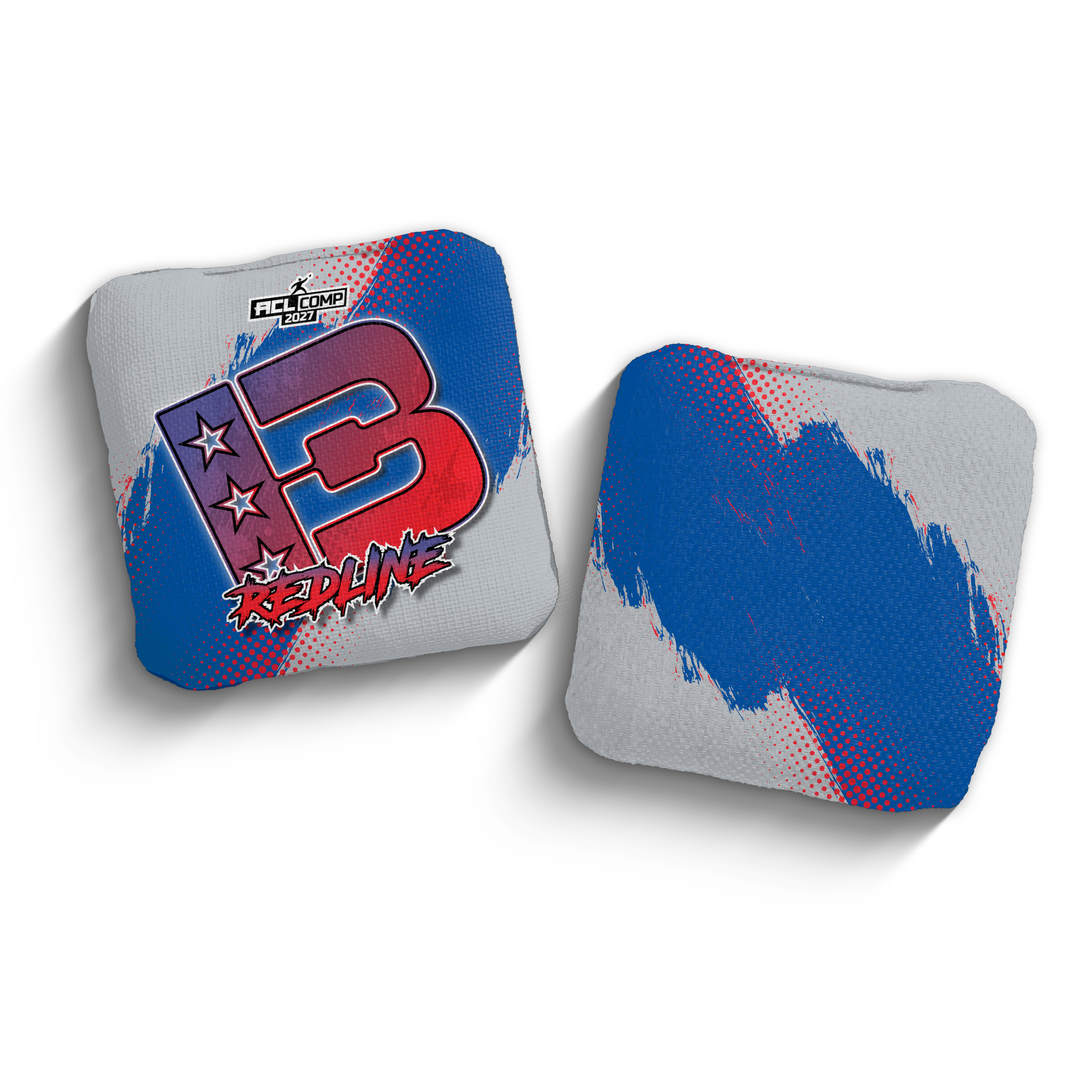 2027 Brotherhood Cornhole Redline Grunge Gradient Edition ACL Comp Stamped Cornhole Bags