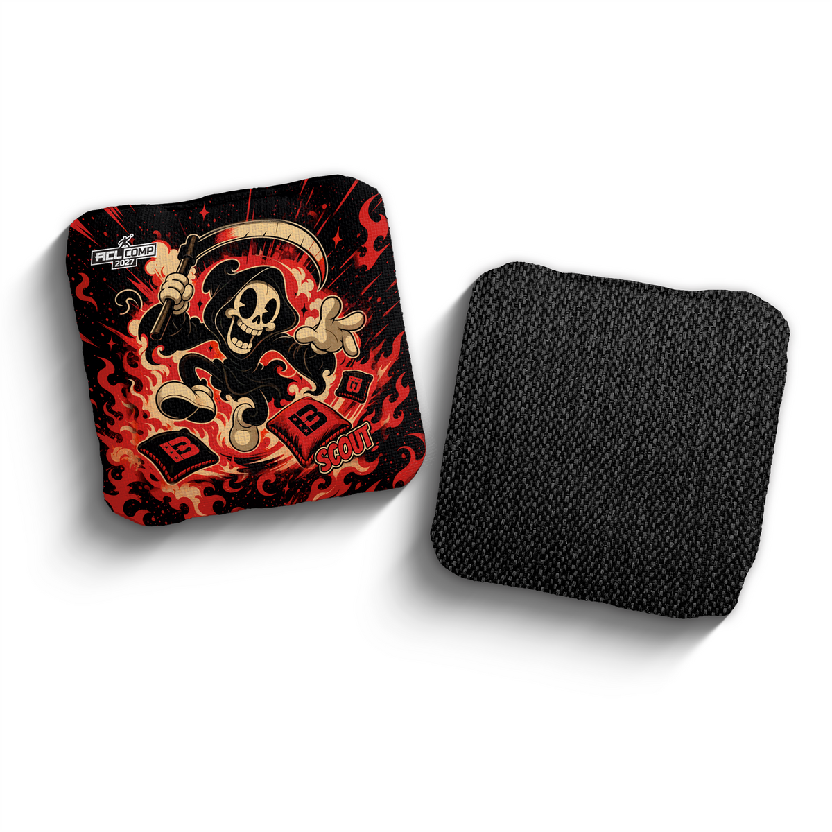 2027 Brotherhood Cornhole Scout Reaper Parade Edition ACL Comp Stamped Cornhole Bags