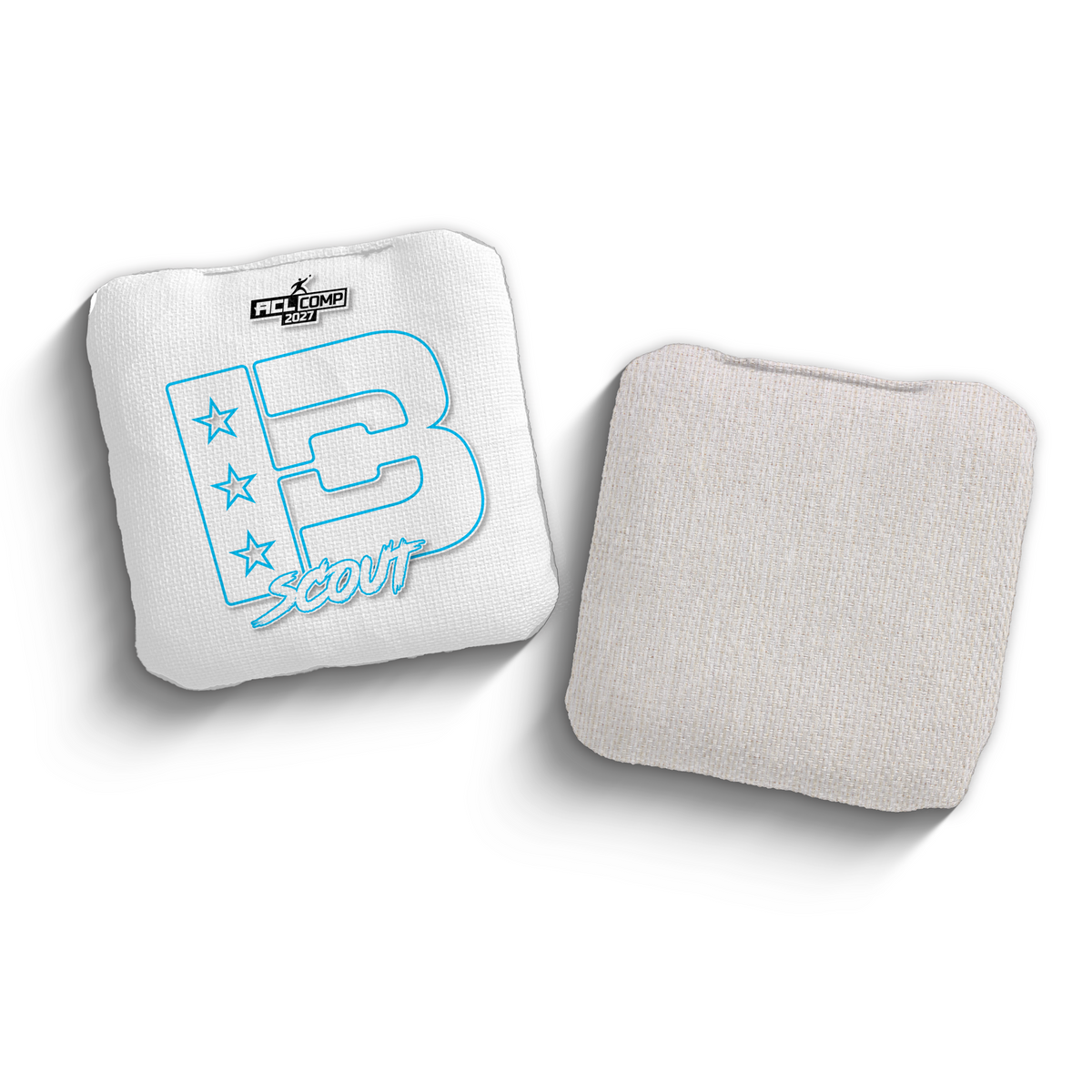 2027 Brotherhood Cornhole Scout White Outline Edition ACL Comp Stamped Cornhole Bags