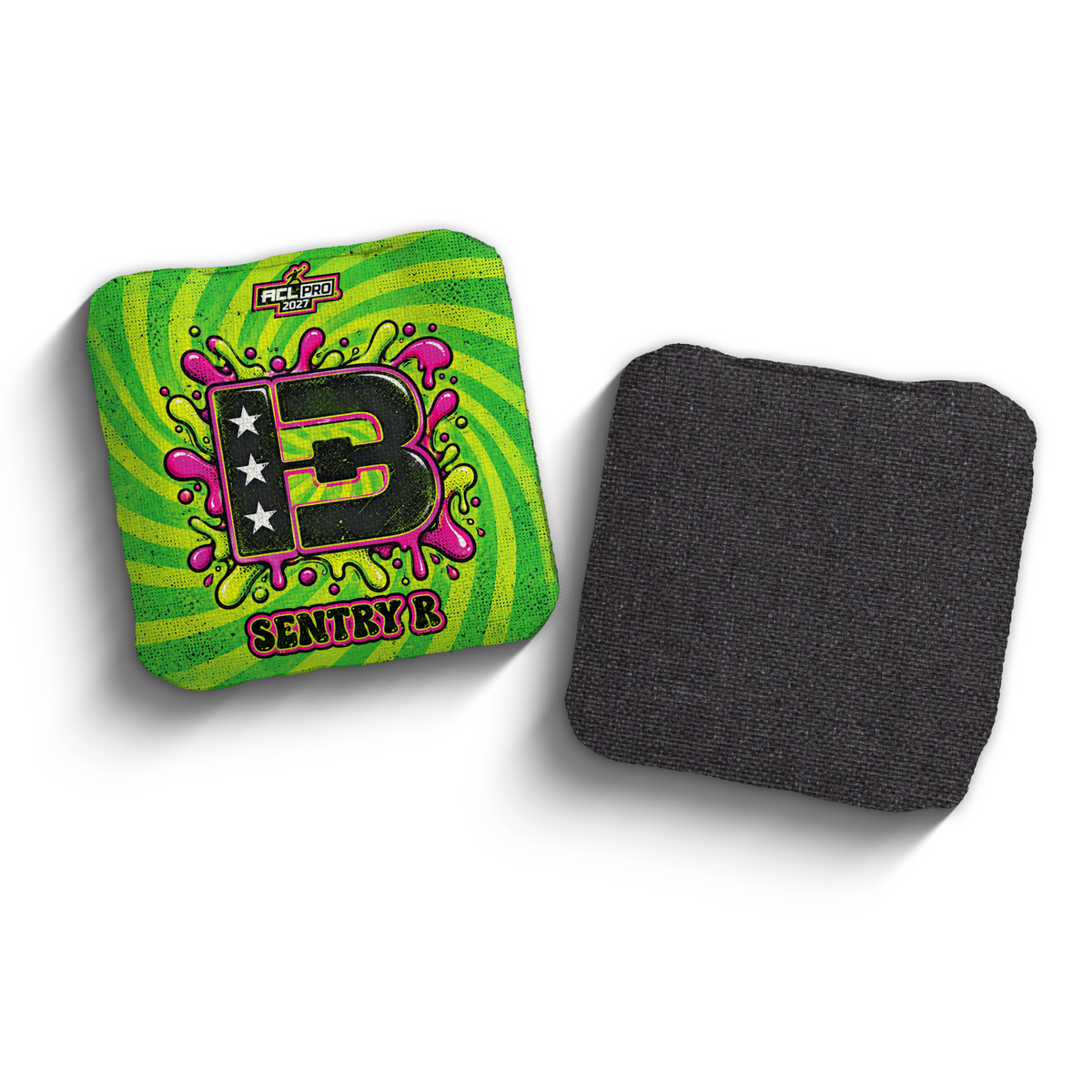 2027 Brotherhood Cornhole Sentry Acid Slime Edition ACL Pro Stamped Cornhole Bags