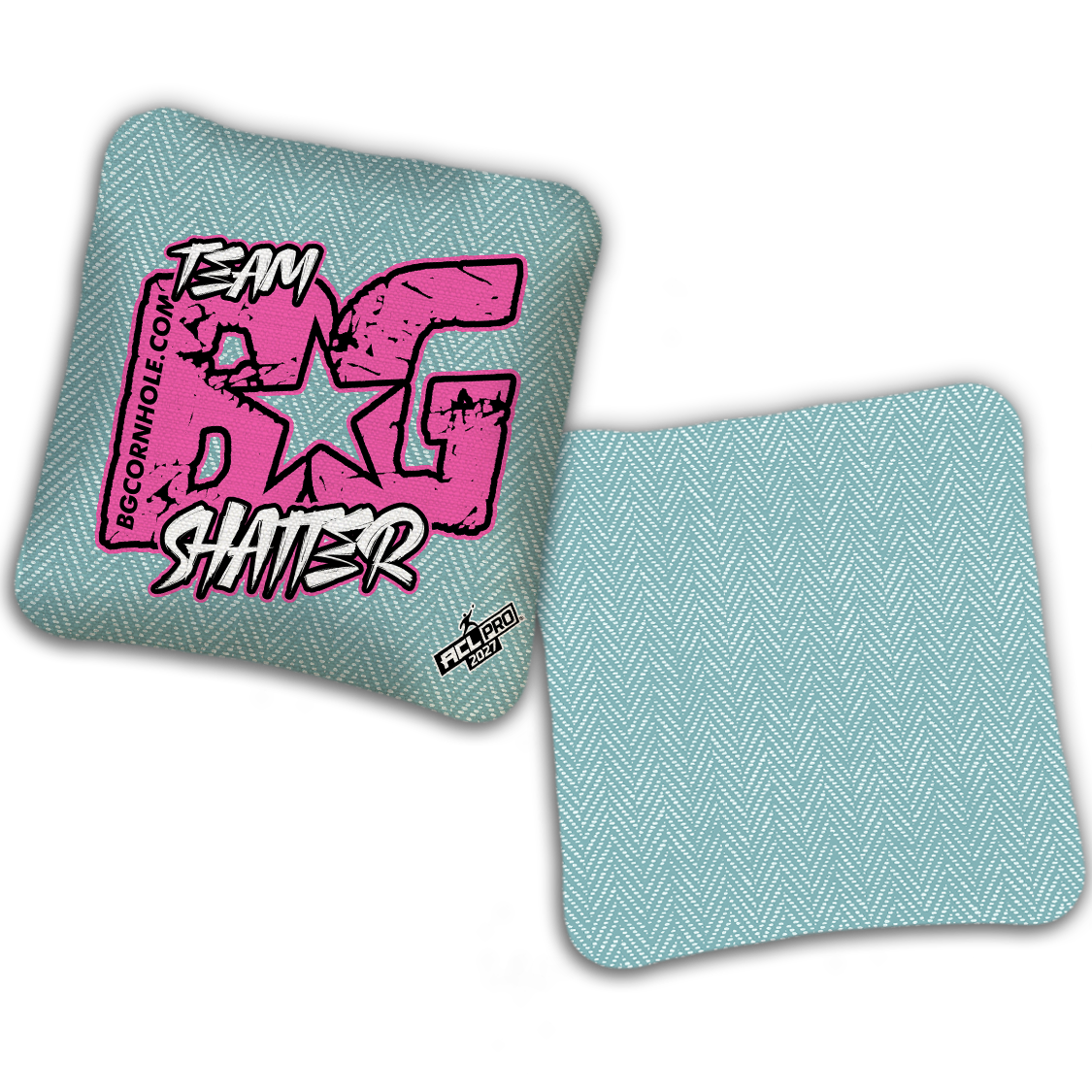 2027 BG SHATTER “ESPN THROWBACK COLORMATCH" - ACL Pro Stamped Cornhole Bags - SET OF 4 BAGS
