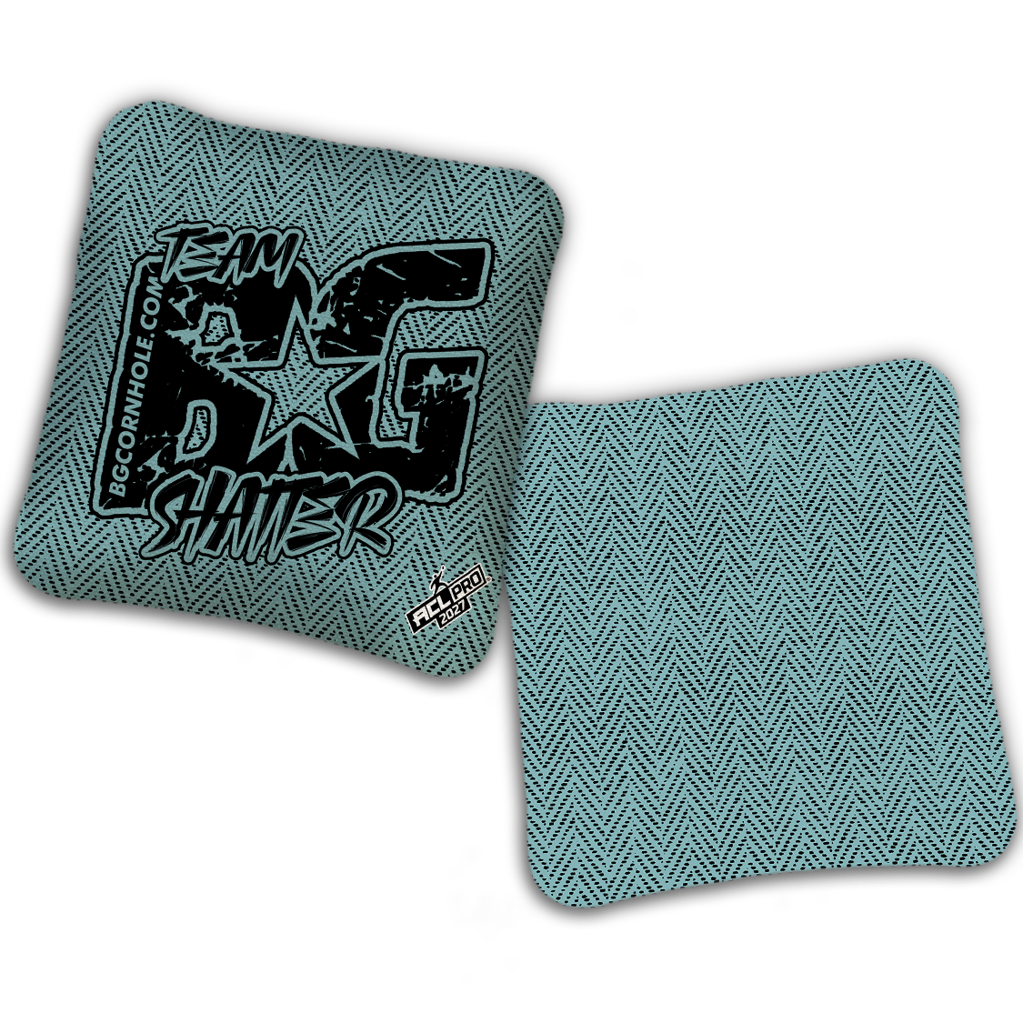 2027 BG SHATTER “ESPN THROWBACK COLORMATCH" - ACL Pro Stamped Cornhole Bags - SET OF 4 BAGS