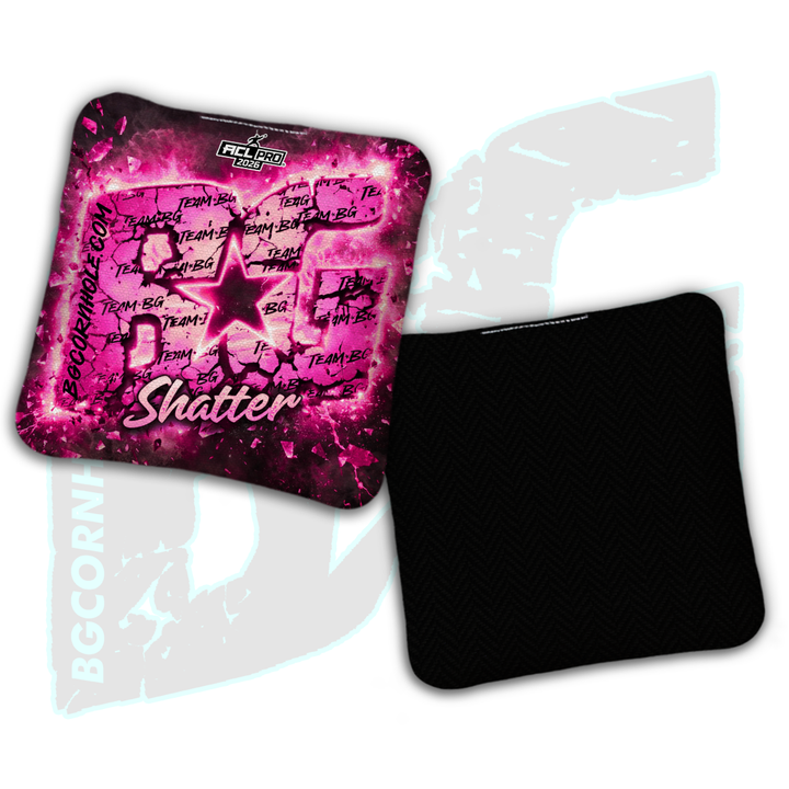 2026 BG Shatter "Explosive" - ACL Pro Stamped Cornhole Bags - SET OF 4 BAGS