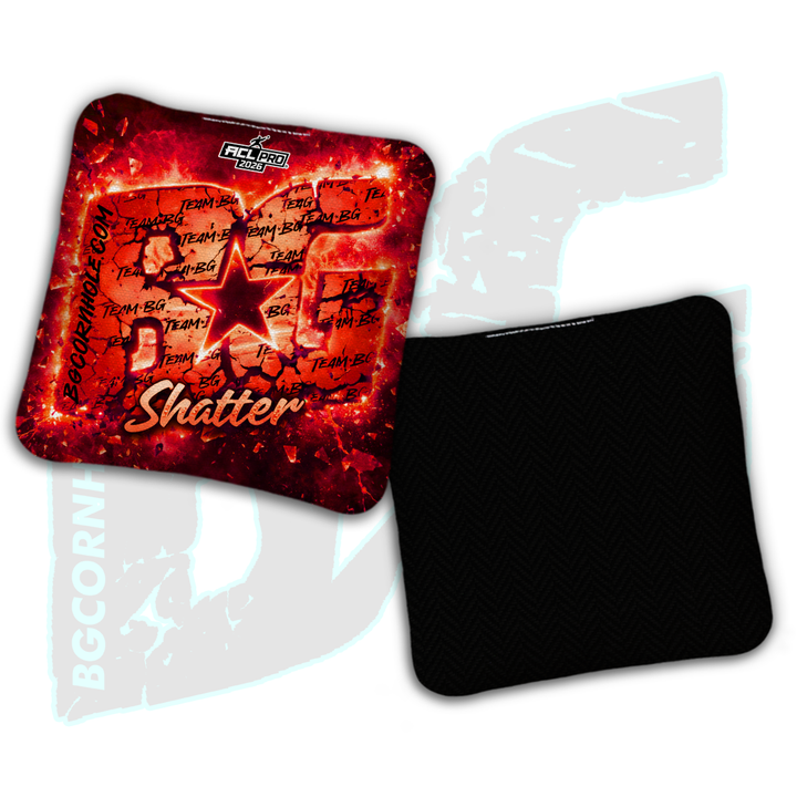 2026 BG Shatter "Explosive" - ACL Pro Stamped Cornhole Bags - SET OF 4 BAGS