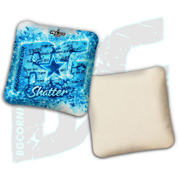 2026 BG Shatter "Explosive" - ACL Pro Stamped Cornhole Bags - SET OF 4 BAGS