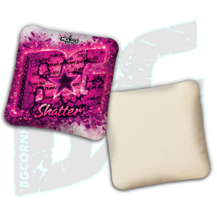 2026 BG Shatter "Explosive" - ACL Pro Stamped Cornhole Bags - SET OF 4 BAGS