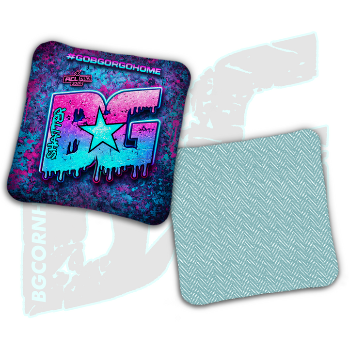 2026 BG Multiple Bag Models "Iron Star" - ACL Pro Stamped Cornhole Bags - SET OF 4 BAGS