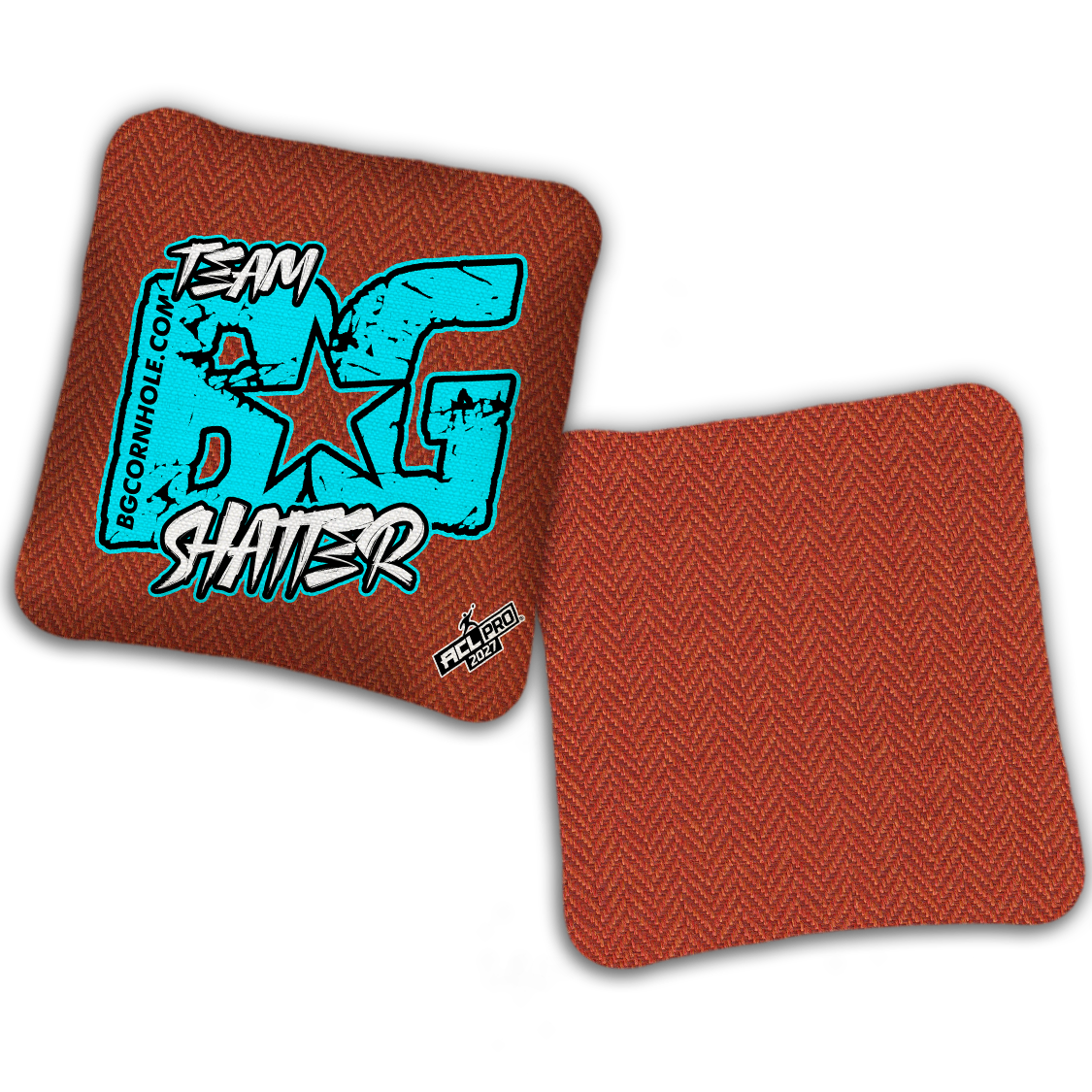 2027 BG SHATTER “ESPN THROWBACK COLORMATCH" - ACL Pro Stamped Cornhole Bags - SET OF 4 BAGS