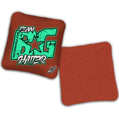 2027 BG SHATTER “ESPN THROWBACK COLORMATCH" - ACL Pro Stamped Cornhole Bags - SET OF 4 BAGS